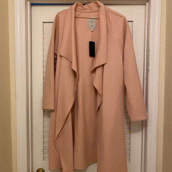 Guess wrap coat in pink cloud NWT - Picture 1 of 6